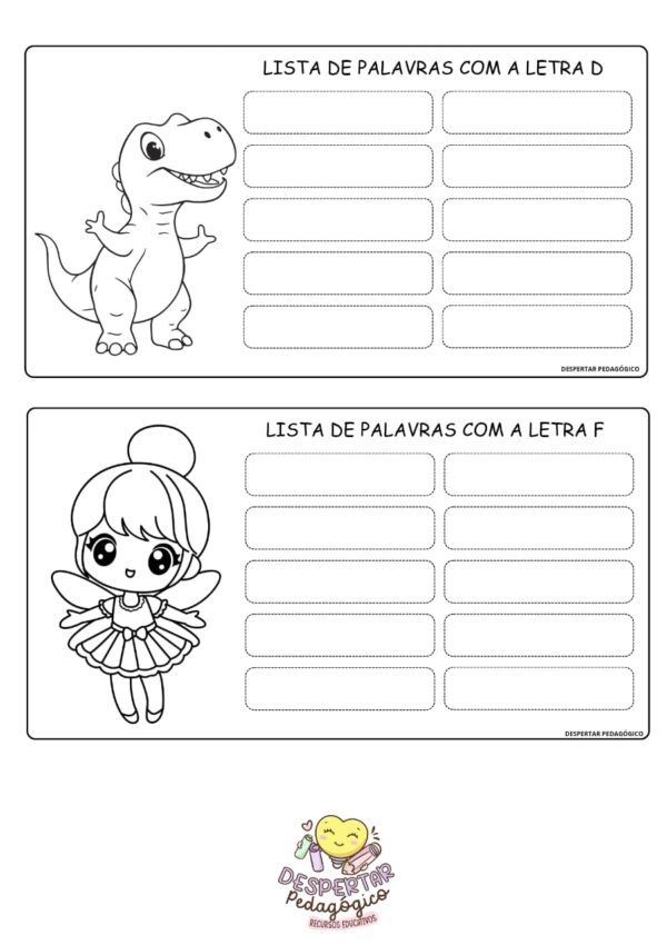 ATIVIDADE LISTA DE PALAVRAS (ALFABETO) - Image 2
