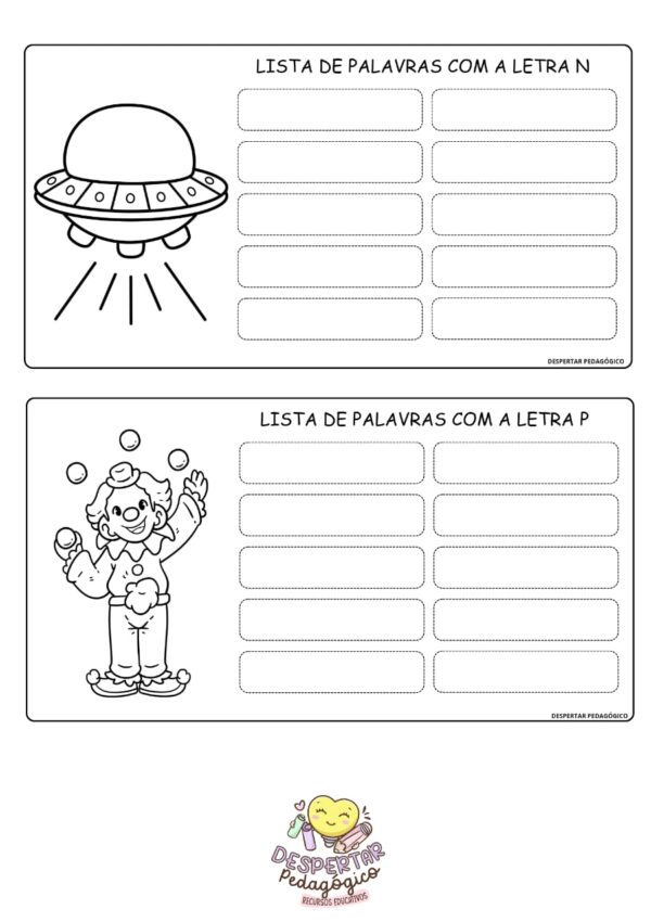 ATIVIDADE LISTA DE PALAVRAS (ALFABETO) - Image 4