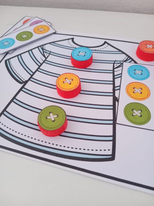 SEQUÊNCIA DE CORES - CAMISA E BOTÕES - Imagem 2