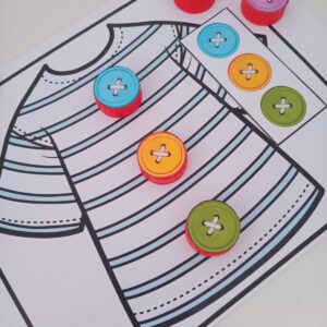 SEQUÊNCIA DE CORES - CAMISA E BOTÕES