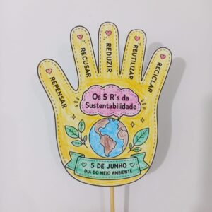 LEMBRANCINHA - DIA DO MEIO AMBIENTE - MÃOZINHA