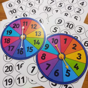 GIRE E ENCONTRE (NÚMEROS 1 AO 20)